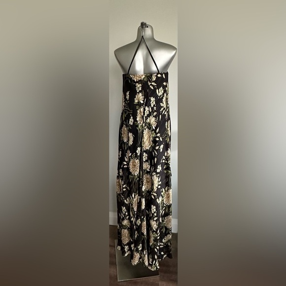 BCBGMaxAzria Black Floral Maxi Dress - Picture 3 of 8
